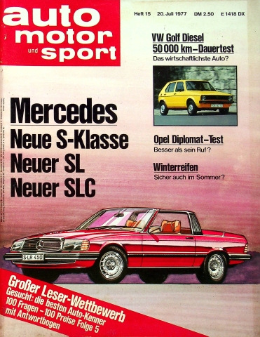 Deckblatt Auto Motor und Sport (15/1977)